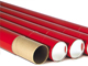 Telescopic Mailing Tubes in Red